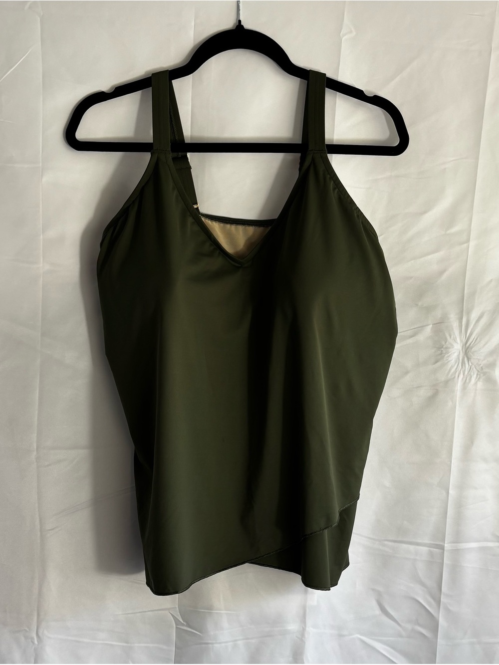 Women’s Olive Green swimsuit Tank Top